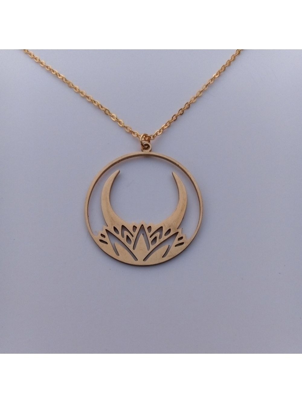❤️ 2/$20 Moon Locust Plant Boho Style Luxury Stainless Steel Necklace